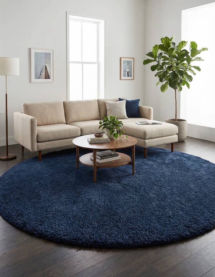 Detail image of 7' 10 x 7' 10 Everyday Shag Round Rug