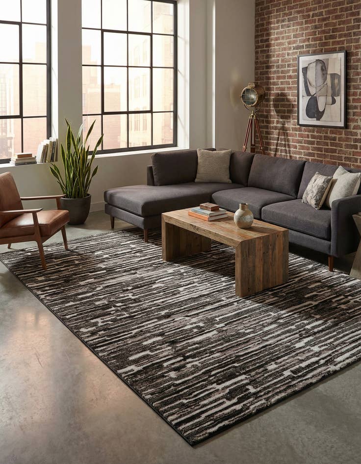 Detail image of  7' 10 x 10' Sepia Rug