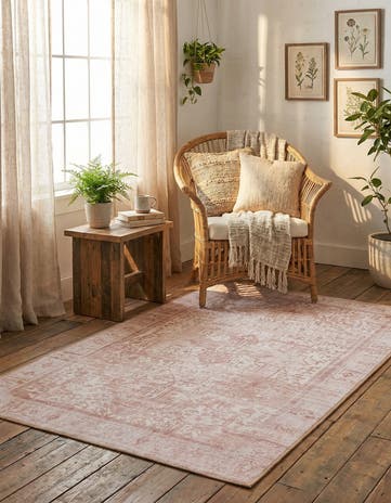 3' 6 x 5' 6 Washable Timeless Rug