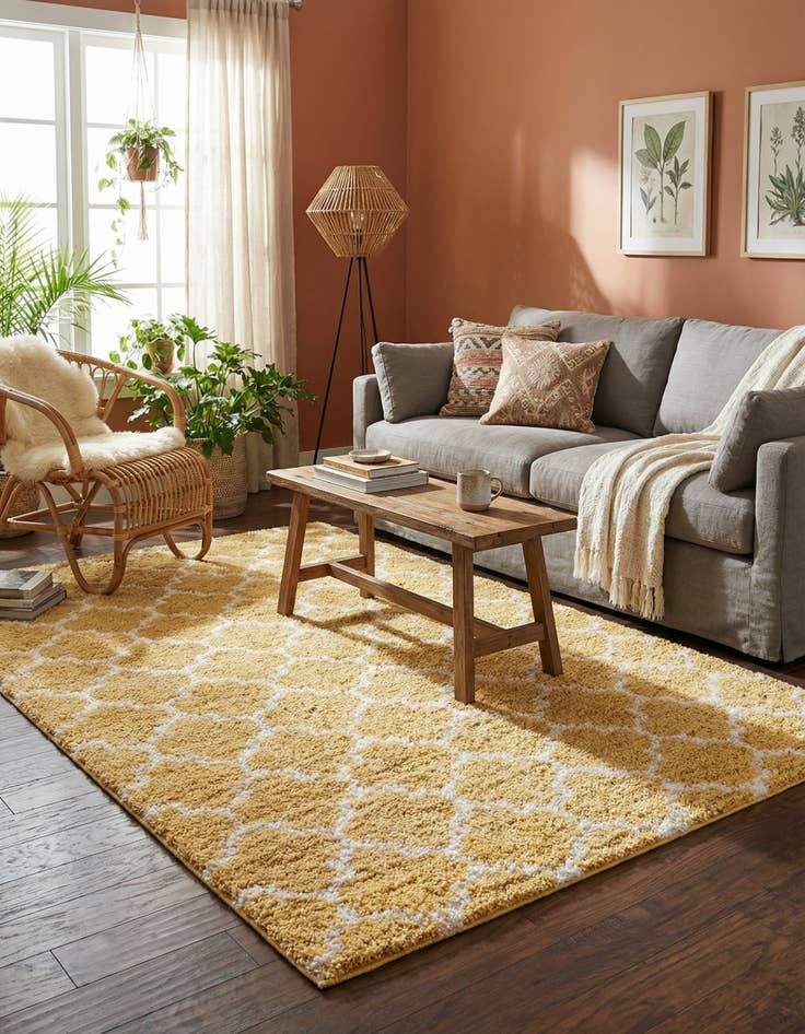 Detail image of 5' x 8' Marrakesh Shag Rug