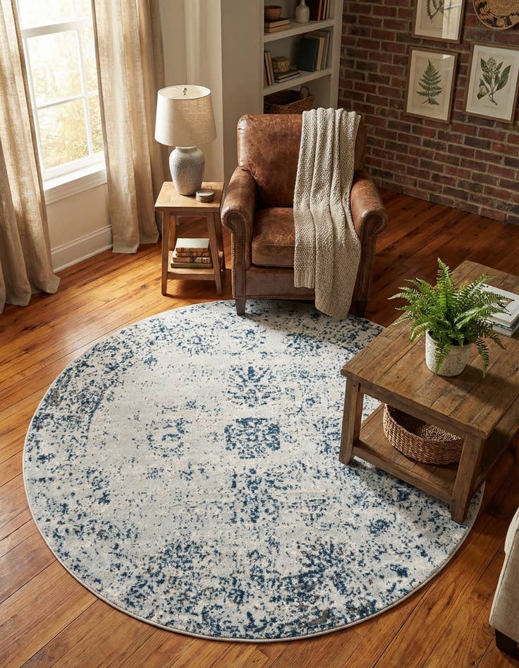 Detail image of 5' 3 x 5' 3 Monte Carlo Round Rug