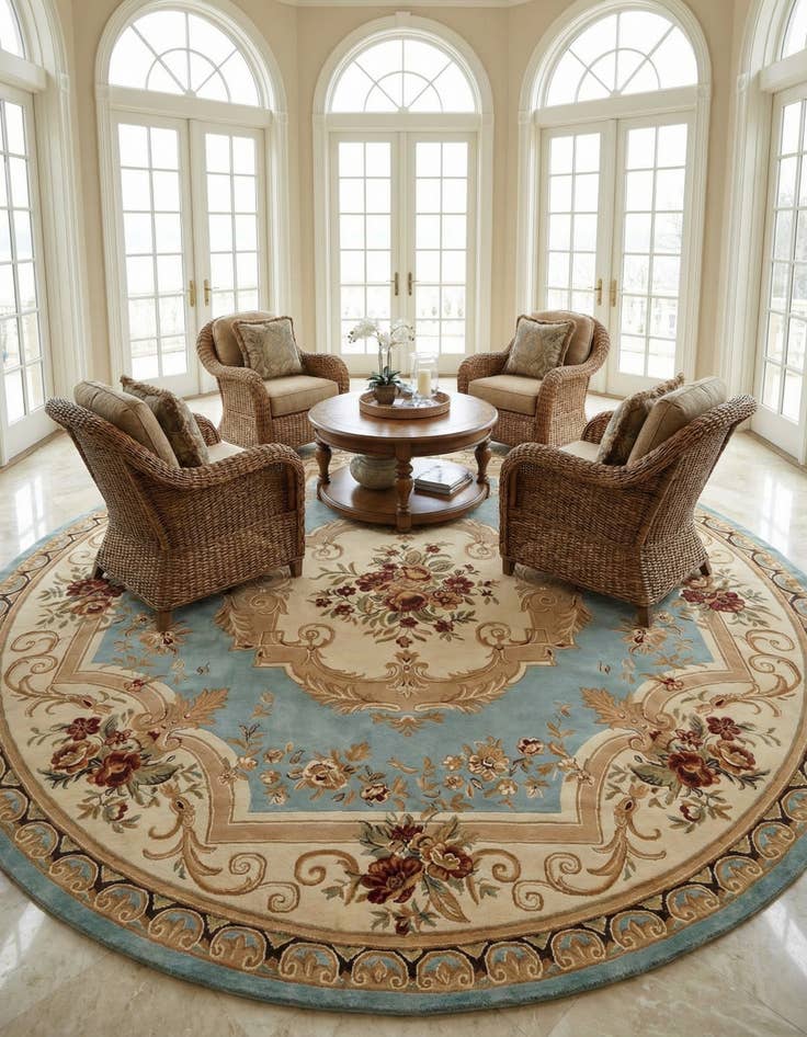 Detail image of  13' x 13' Chateau Round Rug