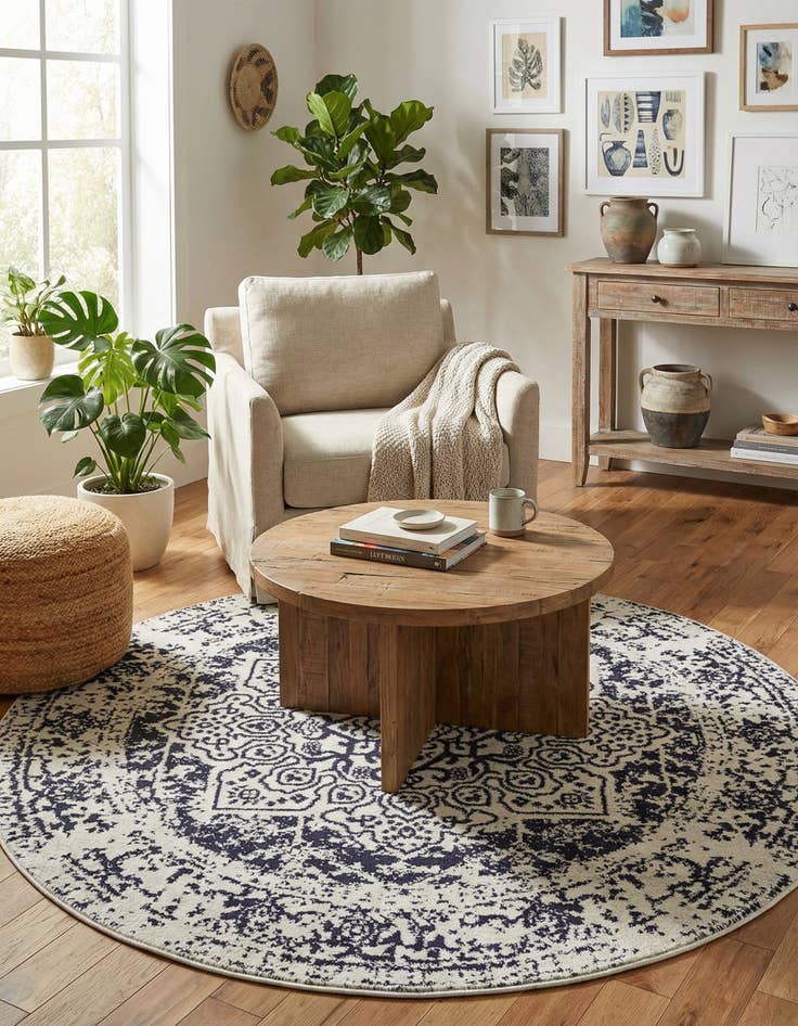 Detail image of 5' 3 x 5' 3 Arlington Round Rug