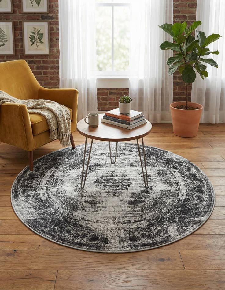 Detail image of 5' 3 x 5' 3 Aarhus Round Rug