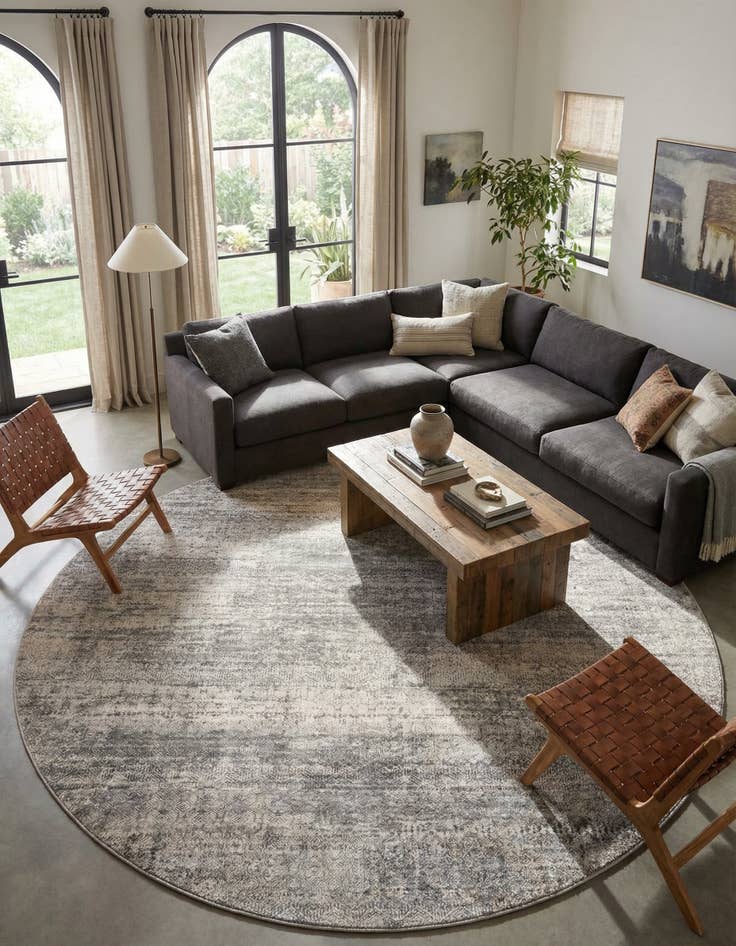 Detail image of 10' x 10' Finsbury Round Rug