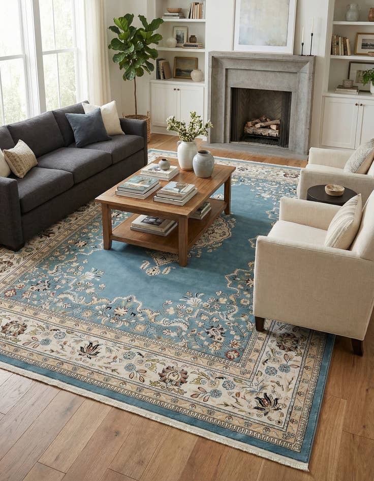 Detail image of 10' x 13' Nain Design Rug