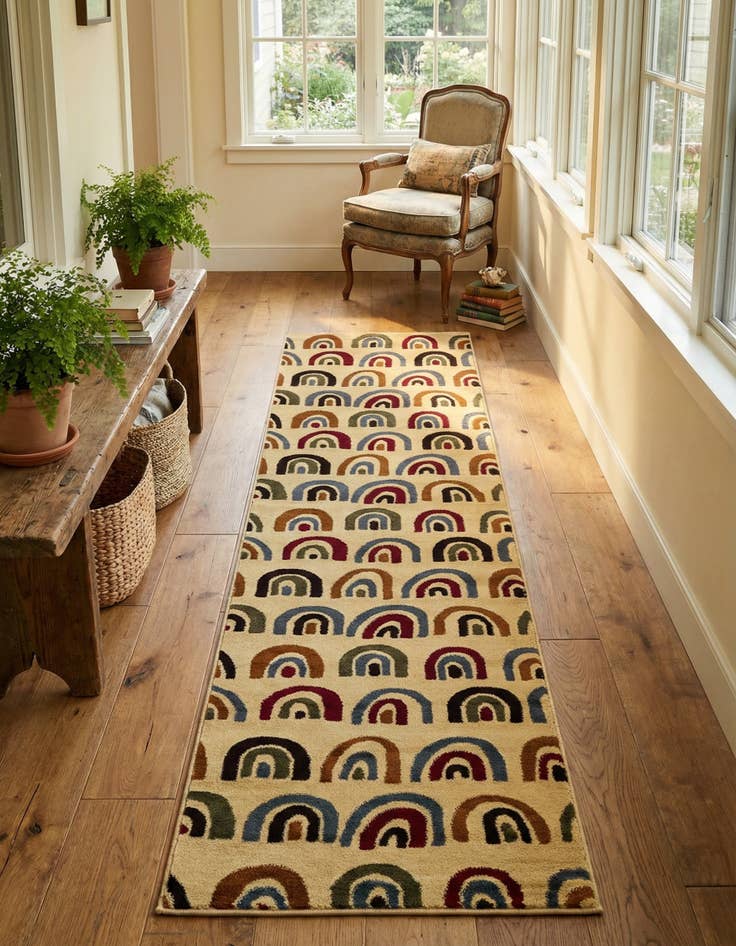 Detail image of 2' 7 x 12' Cafe Runner Rug