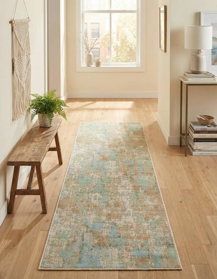 Detail image of 2' x 6' Lotus Runner Rug