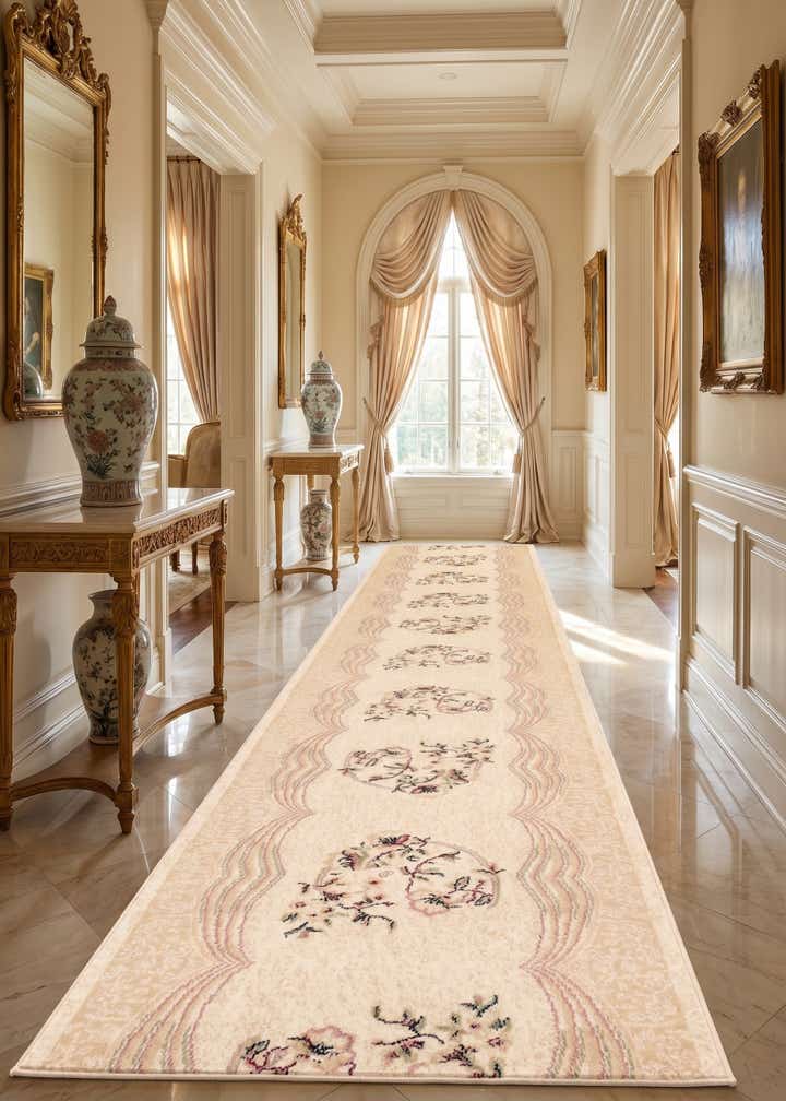 2' 7 x 85' 4 Tabriz Design Runner Rug