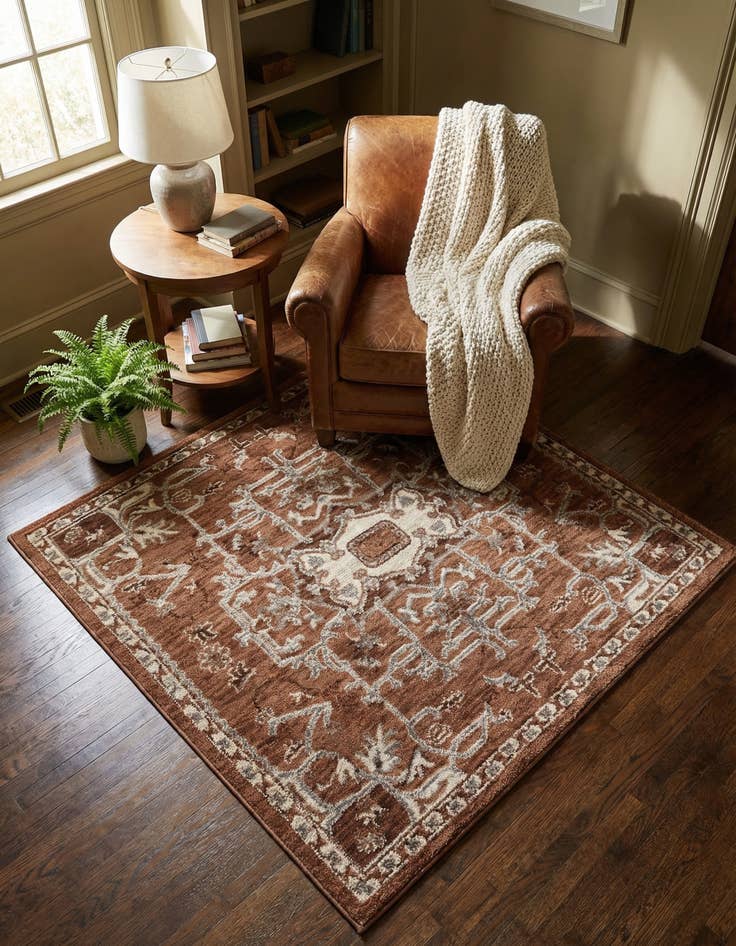 Detail image of 5' x 5' Grand Tradition Rug