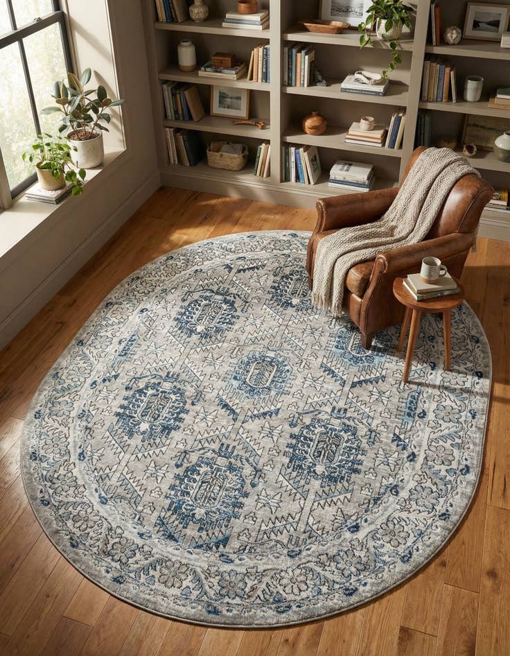 Detail image of 7' 10 x 10' Nyla Oval Rug