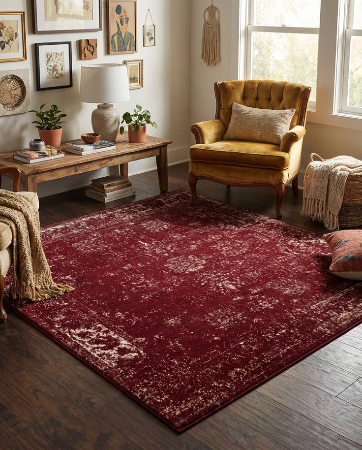 Detail image of 6' x 6' Monaco Square Rug
