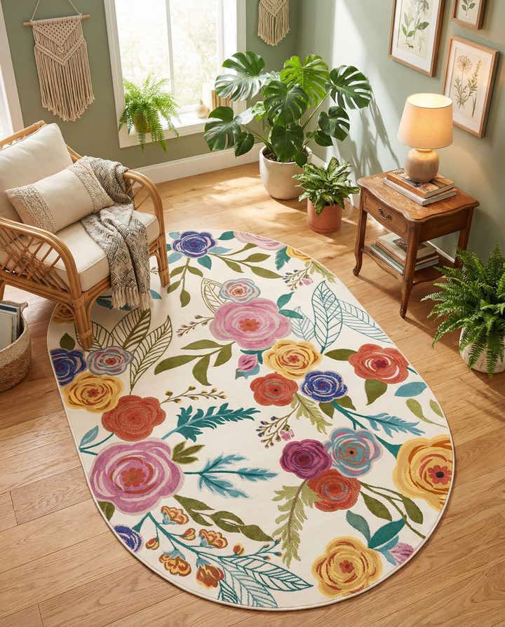 160cm x 240cm Blossom Tapis Ovale