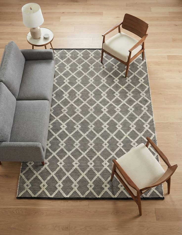 Detail image of 6' 1 x 9'  Hand Knotted Jill Zarin Dorset Rug