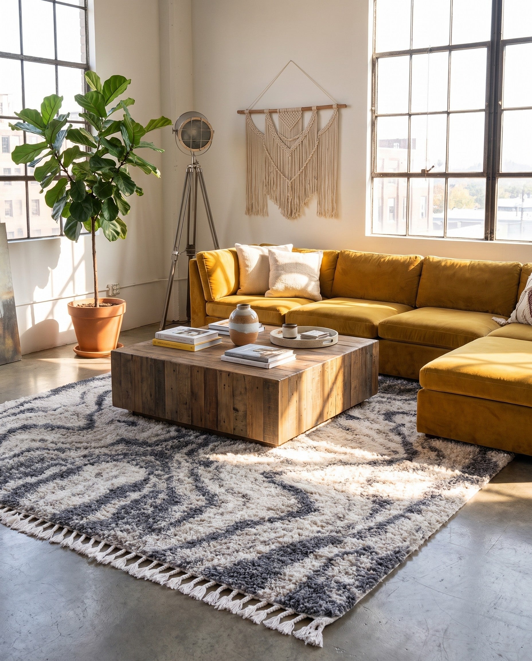 8' x 8' Athena Shag Square Rug