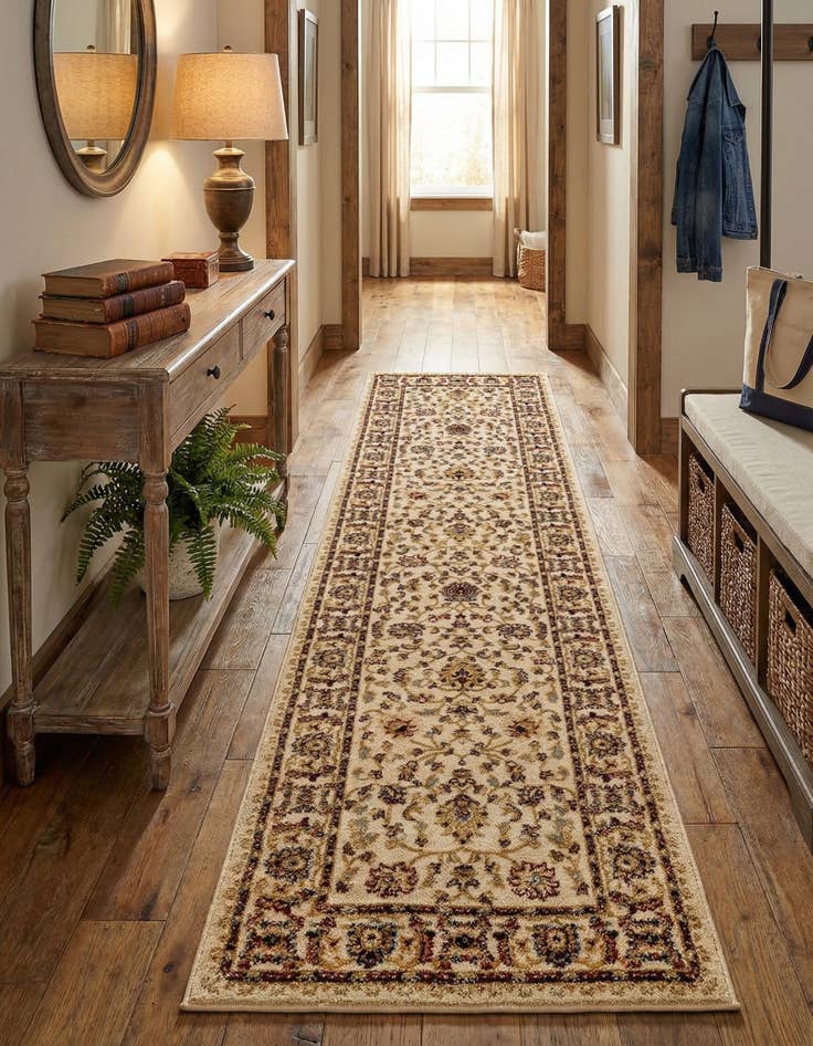 Detail image of 2' 7 x 10' Classic Agra Runner Rug