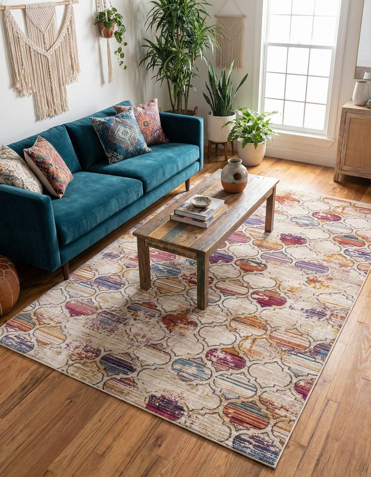 Detail image of 5' 3 x 7' 9 Deepa Rug