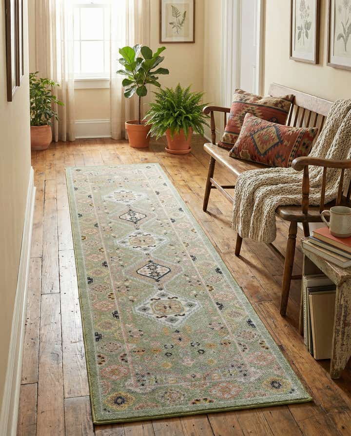 2' x 8' Kamala Washable Runner Rug