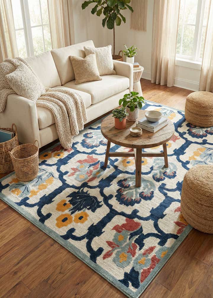 7' 10 x 10' Easy-Clean Belize Indoor / Outdoor Rug