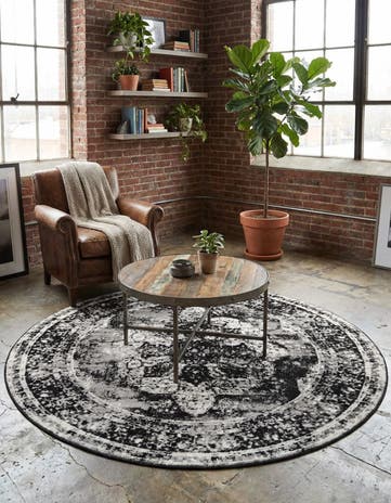 5' 3 x 5' 3 Monte Carlo Round Rug