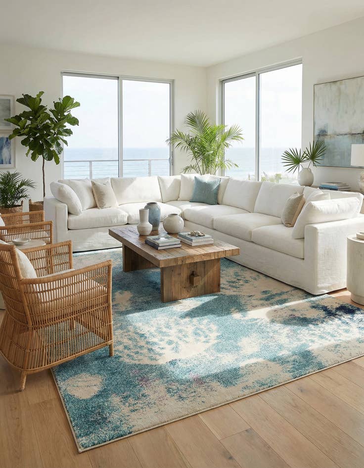 Detail image of 10' x 14' 1 Washable Amalfi Rug