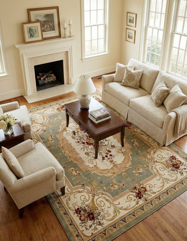 Detail image of  7' 10 x 11' Chateau Rug