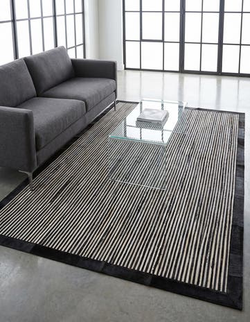 5' 1 x 7' 11 Cowhide - Patchwork Rug