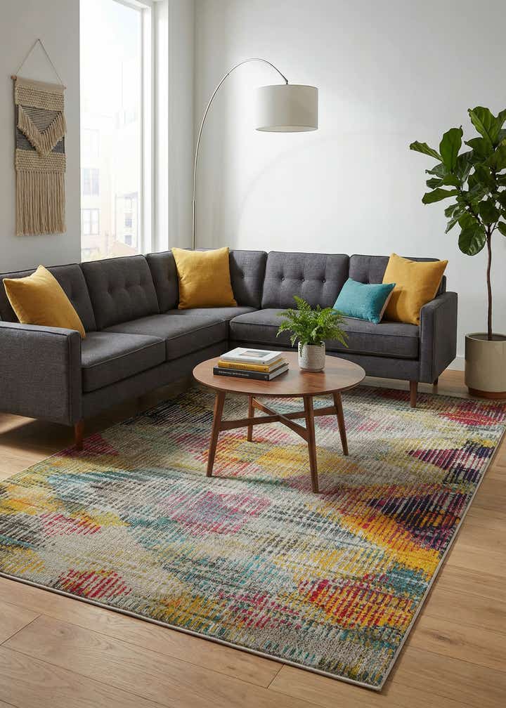 6' x 9' Washable Theia Rug