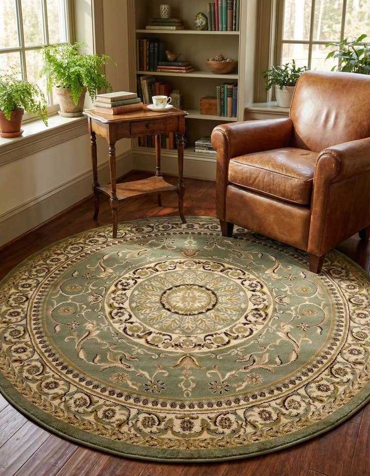 Detail image of 7' 10 x 7' 10 Chateau Round Rug