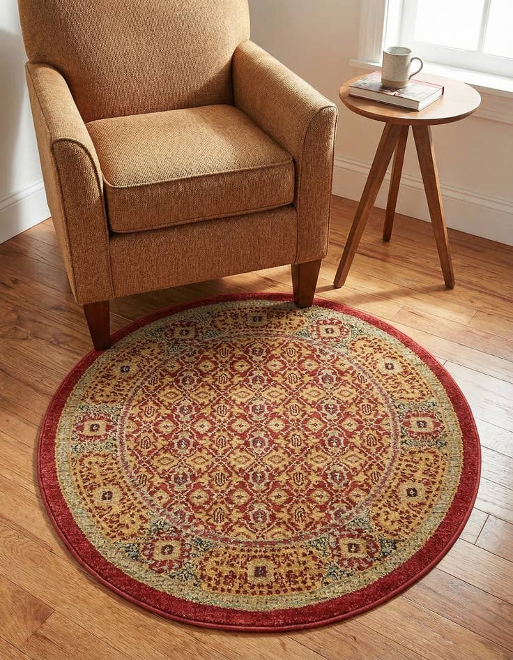 Detail image of 3' 3 x 3' 3 Mamluk Round Rug