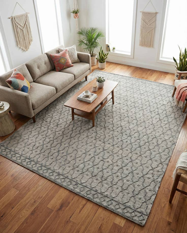 Detail image of 7' 10 x 10' Hand Woven Larsa Jute Rug