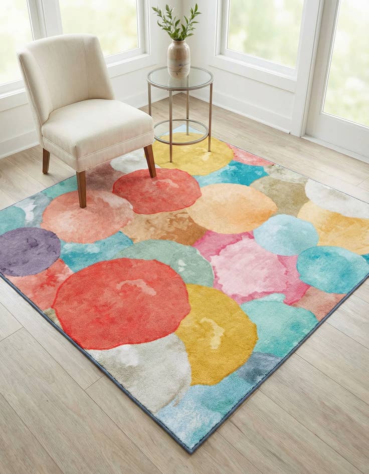 Detail image of  5' 3 x 5' 3 Medina Square Rug