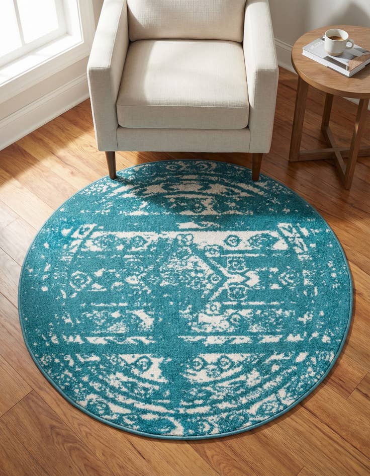 Detail image of 3' x 3' Lennon Round Rug