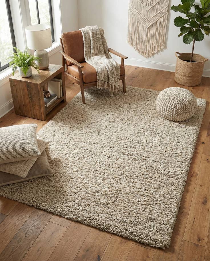 Detail image of 6' x 9' Zermatt Shag Rug