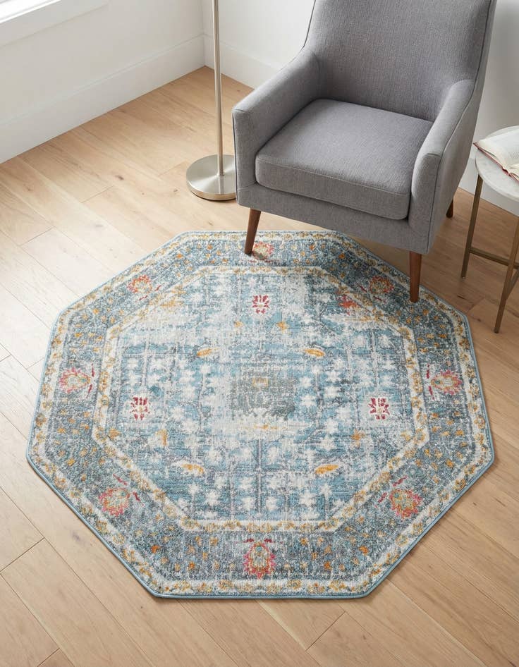 Detail image of  4' x 4' Paragon Octagon Rug