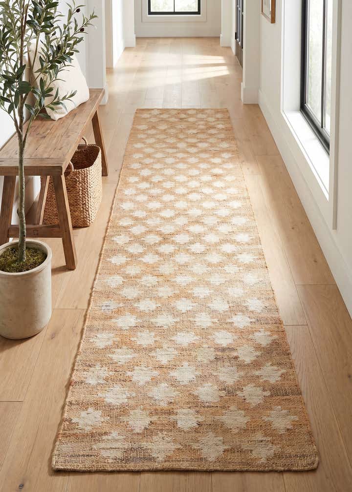 2' 7 x 12' Hand Woven Kala Handwoven Jute Runner Rug
