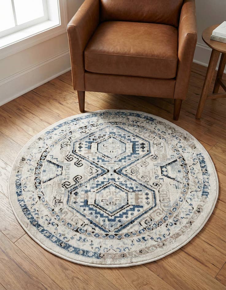 Detail image of 3' x 3' Charlotte Round Rug