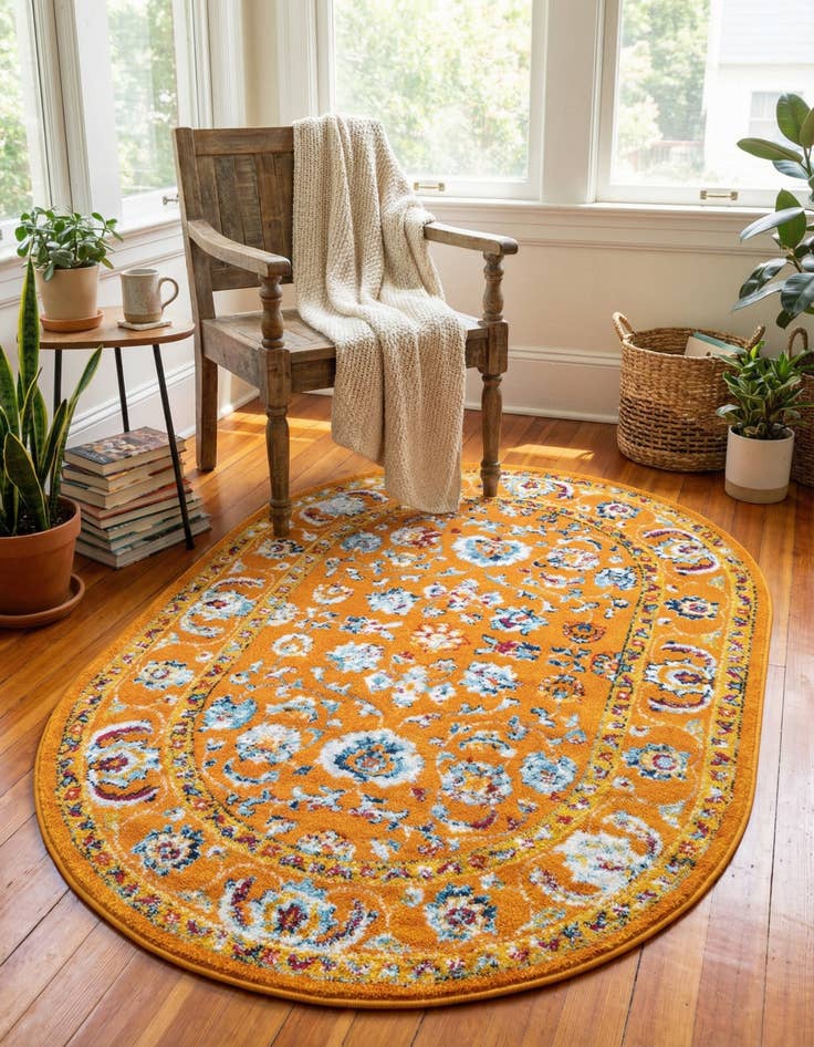 Detail image of 4' x 6' Aurelia Oval Rug
