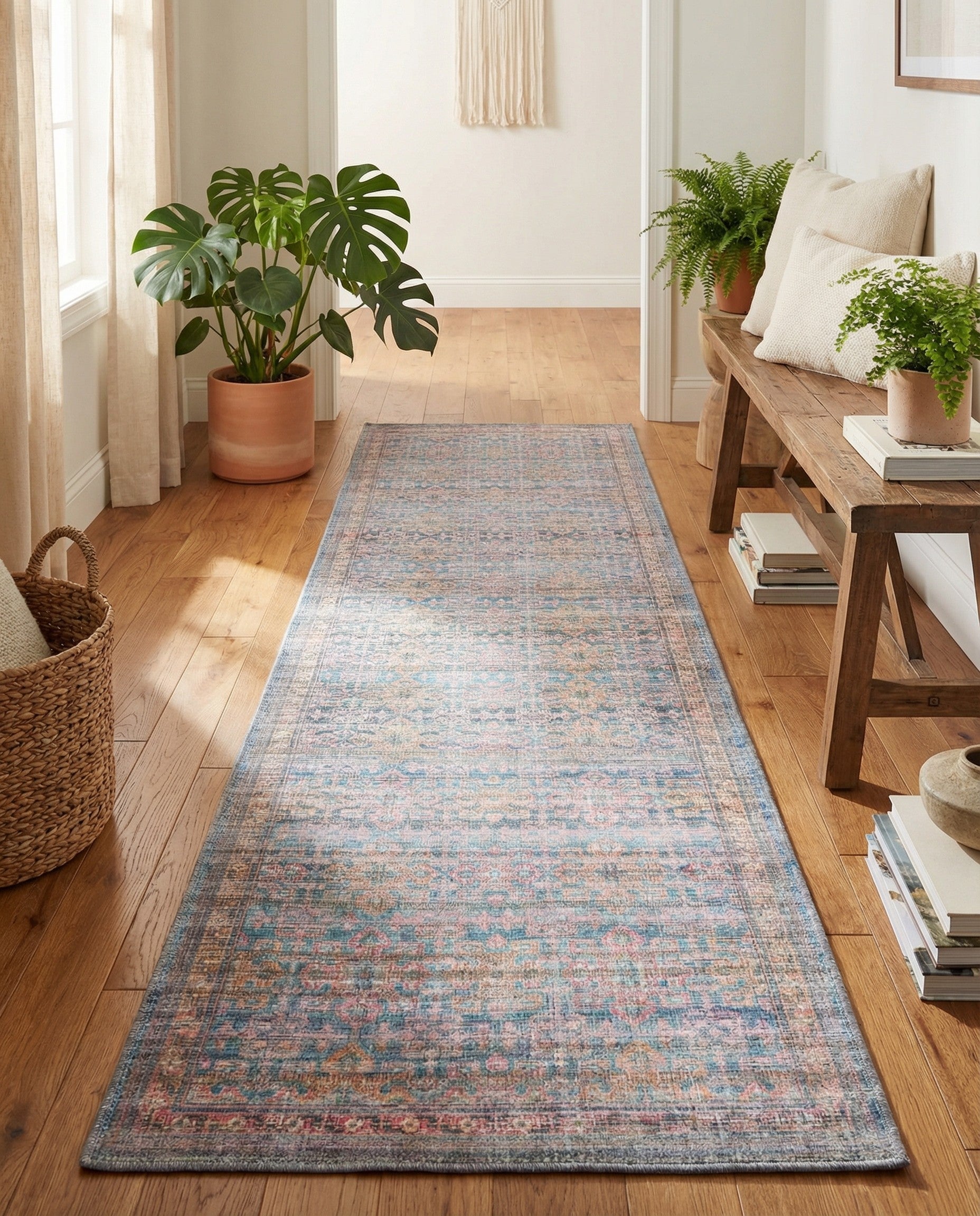 2' x 7' 10 Washable Nostalgia Runner Rug