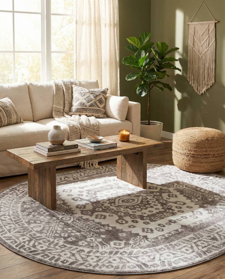 Detail image of 8' x 10' Oxford Oval Rug