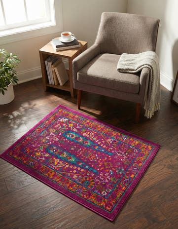 Pink Calypso Rug