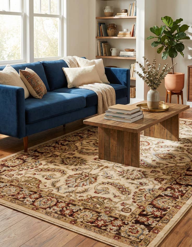 Detail image of 5' 3 x 8' Classic Agra Rug