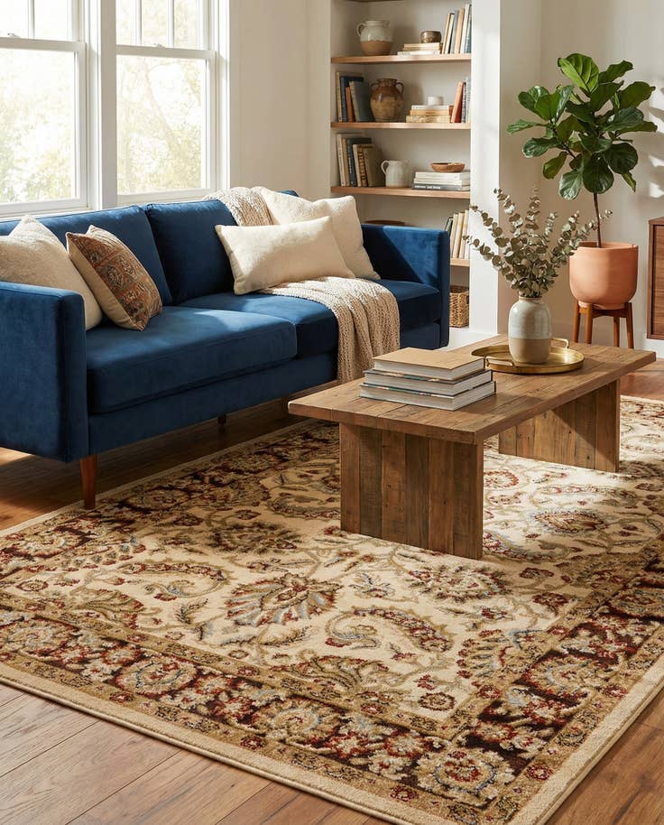 Detail image of 5' 3 x 8' Classic Agra Rug