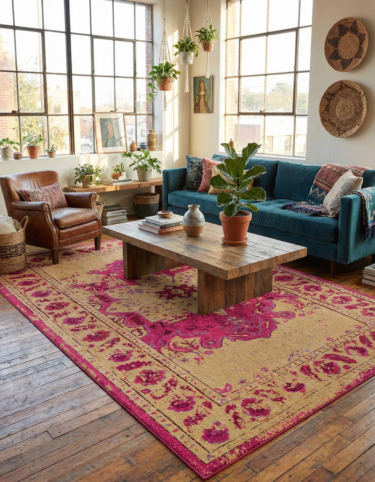 Detail image of 10' 6 x 16' 5 Washable Palazzo Rug