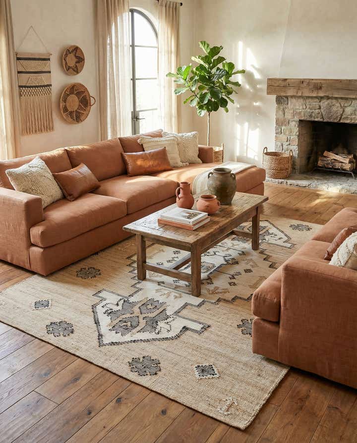 7' 10 x 10' Hand Woven Kala Handwoven Jute Rug