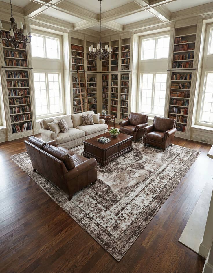 Detail image of  13' x 13' Monte Carlo Square Rug