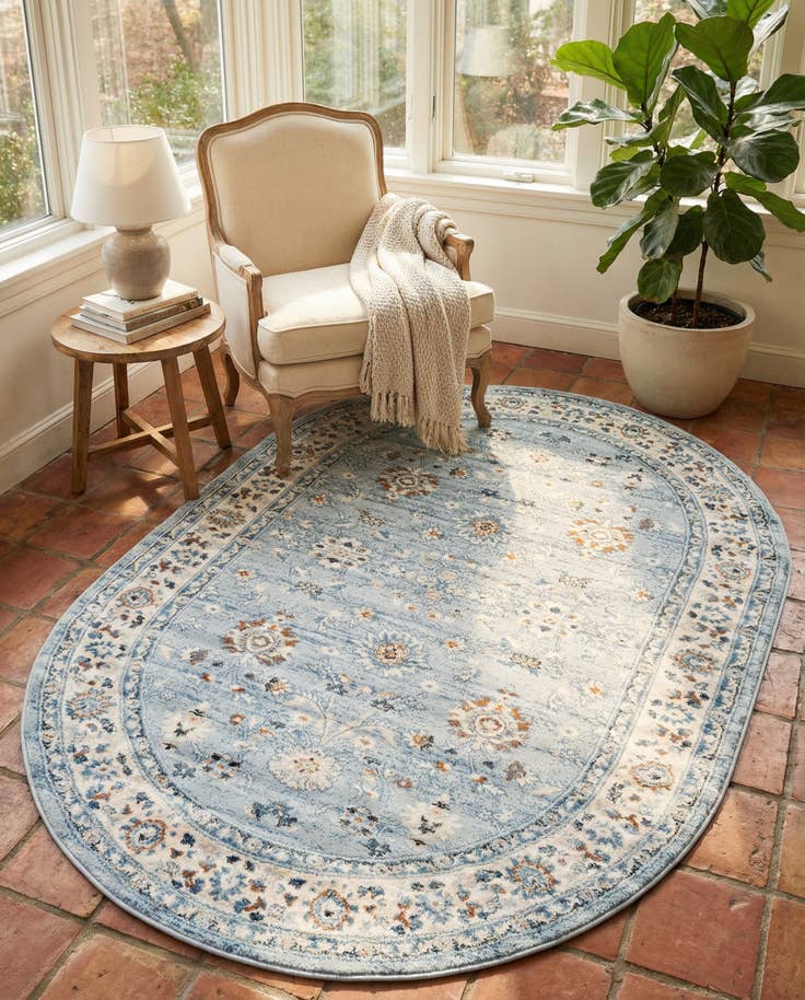 Detail image of 5' 3 x 8' Charlotte Oval Rug