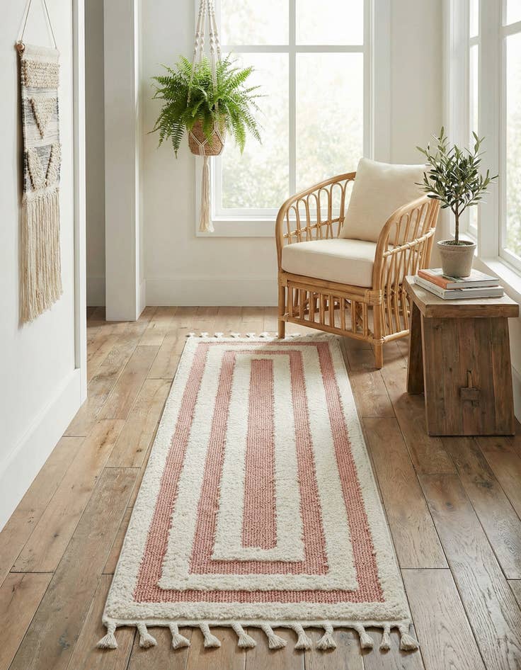 Detail image of  2' x 6' Boho Runner Rug