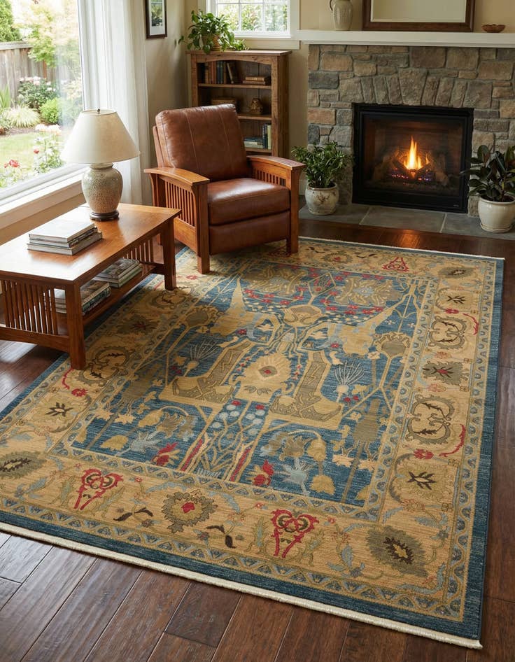 Detail image of 9' x 12' Serapi Rug