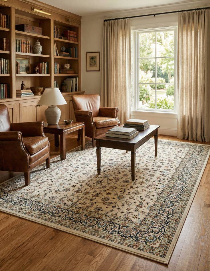 Detail image of 7' 10 x 11' Nain Design Rug